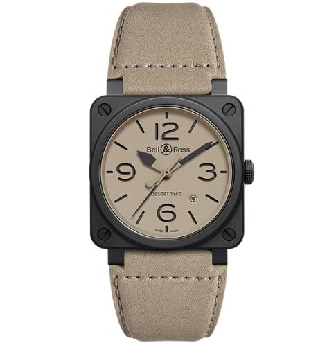 Replica Bell and Ross br0394 Watch BR 03-94 DESERT TYPE BRS-DESERT-CEM